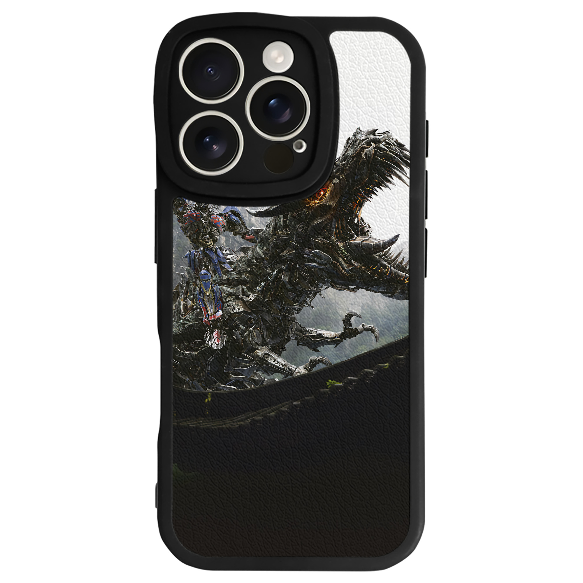 （画像用） Transformers トランスフォーマー 【iPhone 16シリーズ対応】シリコンスマホケース（レザー調） 材質：シリコン